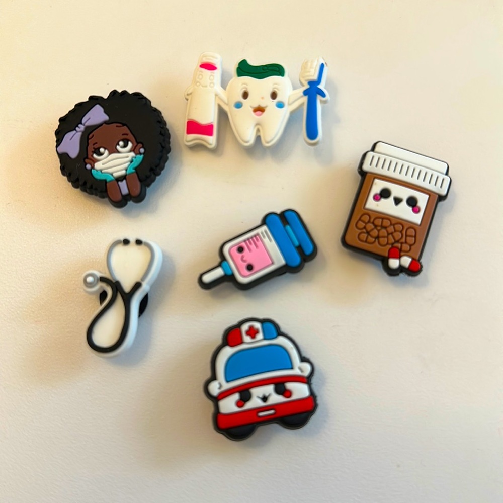 Nurse, Doctor, Dentist Medical croc charms